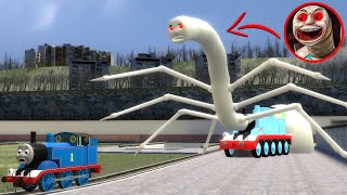 Building a Thomas Train Chased By New Cursed Thomas and Friends Family Monster In Garrys Mod [upl. by Korry]