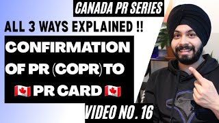 What is CoPR and steps after that for your Canada PR journey  Confirmation of Permanent Resident [upl. by Nalon]