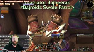 Bajheera  Epic Arms Warrior 1v3 World PvP Battle  WoW Legion 703 PvP [upl. by Raddatz296]