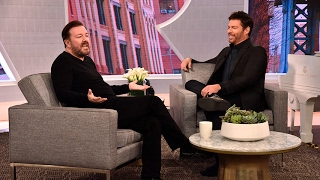 Ricky Gervais on Hosting Oscars [upl. by Eidualc745]