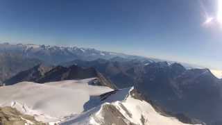 Climbing Alps  Nadelhorn Normalweg 4327m 11082012 GoPro [upl. by Ehrenberg]