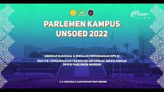 PARLEMEN KAMPUS UNSOED 2022 [upl. by Reinal146]