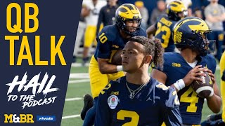 Michigan Football Quarterback intel after week two of spring practice [upl. by Riella609]