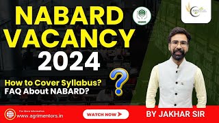 NABARD Vacancy 2024  Official Notification released  How to Prepare [upl. by Hnilym64]