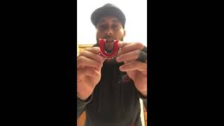 How I Mold Oral Mart Sports Mouthpiece and Keep It In Place  Fit Mouth Guard Right Must Watch [upl. by Saree]