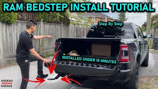 RAM BED STEP INSTALLATION GUIDE QUICK amp EASY [upl. by Linis]