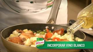 Receta 10  POLLO AL VINO BLANCO [upl. by Behnken]