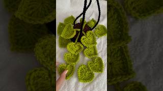 Crochet plants but 💚brat💚 version crochet stringofhearts [upl. by Nnaeinahpets]