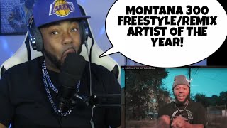 FREESTYLE  REMIX ARTIST OF THE YEAR MONTANA OF 300 quotGET BACK quot Remix REACTION [upl. by Navanod]