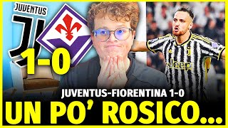 😤 UN PO ROSICO JUVENTUSFIORENTINA 10 GATTI AVVICINA LA JUVE ALLA CHAMPIONS LEAGUE‼️ [upl. by Ahsenrat229]