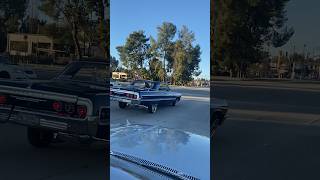 Cruising down the street in my 64 🎵 “Majestics CC” PHX 🤩 lowrider classiccar 64impala [upl. by Uchish635]