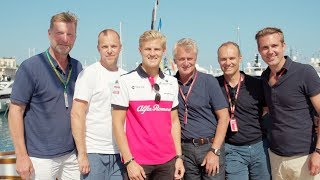 Marcus Ericsson amp Co kom och hälsade på [upl. by Shadow]