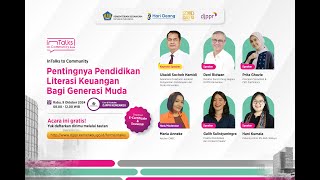 Webinar HORI 78 InTalks to Community “Pentingnya Pendidikan Literasi Keuangan Bagi Generasi Muda” [upl. by Jehu]