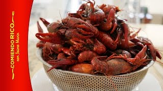 Como se preparan los Langostinos  Crawfish [upl. by Friedberg]