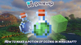 How to Make a Potion of Oozing in Minecraft [upl. by Sreip]