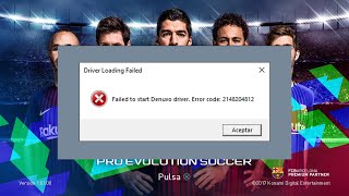 Pes 2018 Error Denuvo driver ERROR 2148204812 [upl. by Enelyk]