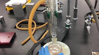 Bromobutane Synthesis from Butanol Reflux setup 2 [upl. by Hameerak81]