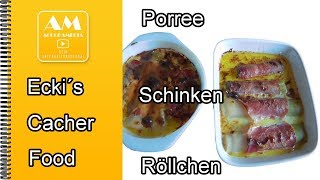 Einfaches leckeres und schnelles Porree Schinken Röllchen Rezept [upl. by Desiree]