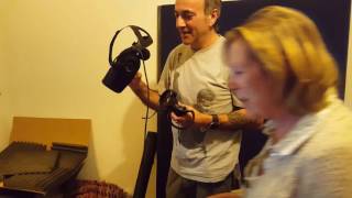 My Parents Try VR For the First Time [upl. by Ahsercal]