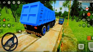 off road heavy Tipper truck traffic driving l Tipper Truck game [upl. by Lizabeth]