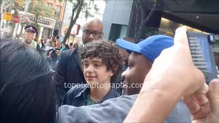 Noah Jupe signs autographs for TopPix [upl. by Lebar]