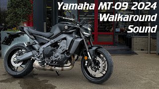 Yamaha MT 09 2024 Walkaround  Exhaust Sound [upl. by Aisilef]