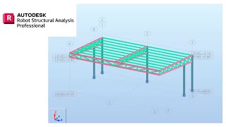 Design Cantilever Truss in Robot Structural Analysis Professional [upl. by Kelcy668]