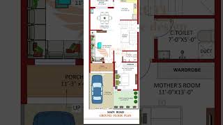 homedecor housedesign 24X54 24 by 54 House Plan [upl. by Suhploda]