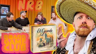 Lets Play EL GRANDE  Board Game Club [upl. by Nytsud]