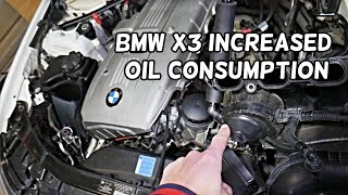 BMW X3 INCREASED OIL CONSUMPTION BMW E83 F25 USES OIL [upl. by Ojok]