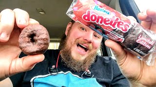 Brandons Sampler Platter Hostess ChocolateFrosted Strawberry Donettes Valentines Edition [upl. by Ennahs]