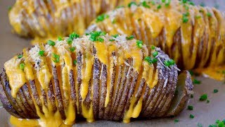 Easy Cheesy Hasselback Potatoes [upl. by O'Callaghan]