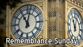 Nov 11th 2024 Remembrance Sunday UK London 11AM two minute silence [upl. by Kunkle13]