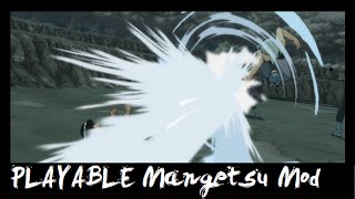 NUNS4  Playable Mangetsu Moveset Mod [upl. by Aidin]