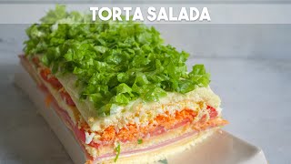 TORTA SALADA MAS FACIL QUE LA TORRE DE PANQUEQUE [upl. by Yeung]