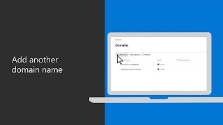 How to add another domain name in Microsoft 365 Business Premium [upl. by Monney]