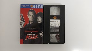 Opening and Closing To Hard To Kill 1990 VHS 60fps1997 Reprint [upl. by Mcdade286]