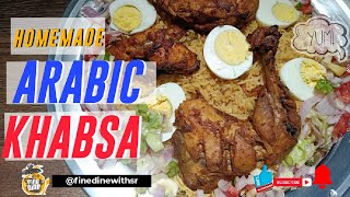 Homemade Arabic Style Kabsa Recipe  Mandi Rice  Chicken mandi recipe arabic [upl. by Eniffit]