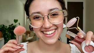 ASMR Friend Pampers You ⛅ Tingly Spa amp Makeup Layered Sounds [upl. by Beesley]