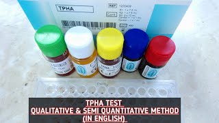 TPHA testQualitative amp Semi Quantitative methodStep by step explanation Result interpretation [upl. by Aicirpac629]