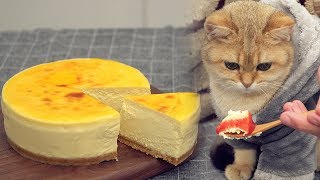 New York Cheesecake  超濃厚ニューヨークチーズケーキの作り方 [upl. by Hsakiv]