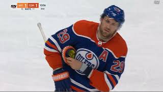 Draisaitl had an interesting game to say the least [upl. by Ashli]