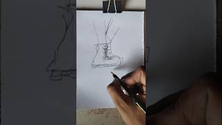 HANYA SEPASANG SEPATU sepasang sepatu drawingsketch sketsapensil shortsvideo [upl. by Lewellen523]