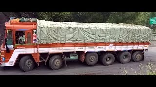 TATA VS ASHOK LEYLAND VS EICHER PRO 6037 37 TONNAGE MODEL SAME GHAT SAME LOAD wesupportdrivers [upl. by Epner207]