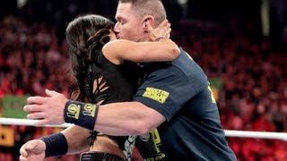 WWE RAW 11192012 HighlightsResults John Cena And AJ Lee Kiss [upl. by Ronile]