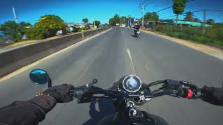 Yamaha XSR 155 Pure Sound  Noon ASMR Ride POV [upl. by Atsocal]