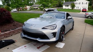 HOW TO GT86 BUMPER SWAP A FRSBRZ [upl. by Candie]