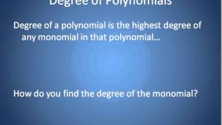 Algebra 1 Lesson 1 about Polynomials Simplifying Math [upl. by Reyam292]