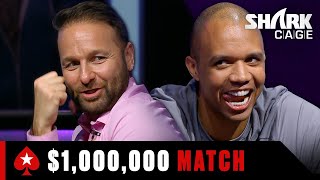 NEGREANU vs IVEY for 1 MILLION ♠️ Best of Shark Cage ♠️ PokerStars [upl. by Navac379]