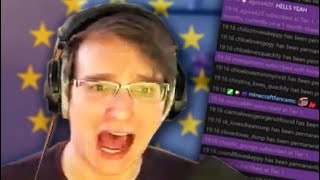 Slimecicle BANS Europeans from his Stream [upl. by Enrol]